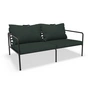 HOUE - AVON Sofa 2-seater, black / alpine