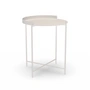 HOUE - EDGE Side table Ø46, muted white