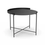 HOUE - EDGE Side table Ø62, black,