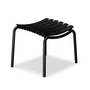 HOUE - ReCLIPS Outdoor footstool, black