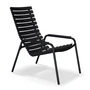 HOUE - ReCLIPS Outdoor lounge chair, black