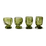 HKliving - Glasses (Nienke Sikkema), emerald (set of 4)