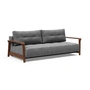 Innovation Living - Ran Sofa bed, 227 x 117 cm, charcoal (fabric 563, mixed dance )