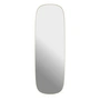 Muuto - Framed Mirror, 150 x 50 cm, light yellow / clear glass