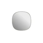 Muuto - Framed Mirror, 40 x 40 cm, gray / clear glass