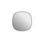 Muuto - Framed Mirror, 40 x 40 cm, taupe / clear glass