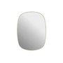 Muuto - Framed Mirror , small, light yellow / clear glass