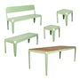 Weltevree - Bended Wood Set, pale green (RAL 6021)