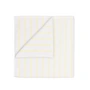 Blomus - Arto Bath towel, 140 x 70 cm, thin stripes, white / transparant yellow