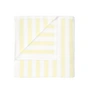 Blomus - Arto Bath towel, 140 x 70 cm, wide stripes, white / transparant yellow