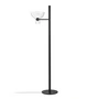 Flos - Nocturne Floor lamp F1 bowl, black