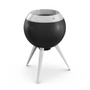 höfats - MOON 55 Fire bowl with high and low base, stainless steel / black