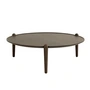 Design House Stockholm - Aria Side table low, Ø 50 x 37 cm, dark oak