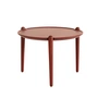 Design House Stockholm - Aria Side table low, Ø 50 x 37 cm, red