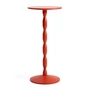 Design House Stockholm - Pedestal Side table, red-orange