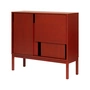 Design House Stockholm - Layer sideboard with legs, red