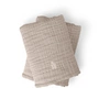 Sebra - 6-ply muslin changing mat, beige (set of 2)