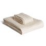 The Organic Company - Big Waffle Towel, Gift Set, stone