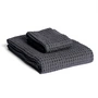 The Organic Company - Big Waffle Towel, gift set, dark gray