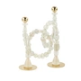 POLSPOTTEN - Beads Candle holder, white
