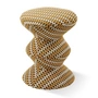 POLSPOTTEN - Zig Zag Stool, soft, ochre