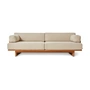 HKliving - Outdoor Teak Lounge Sofa, Natural