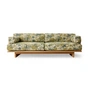 HKliving - Outdoor Teak Lounge Sofa, Botanical