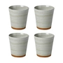 Broste Copenhagen - Grød 35 cl mug, sand (set of 4)