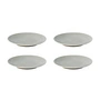 Broste Copenhagen - Grød Dessert plates, Ø 20 x H 2.4 cm, sand (set of 4)