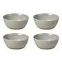 Broste Copenhagen - Grød Bowl, Ø 16 x H 6.5 cm, sand (set of 4)