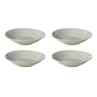 Broste Copenhagen - Grød Deep plate, Ø 22 x H 5 cm, sand (set of 4)