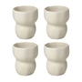 Broste Copenhagen - Limfjord Mug, 350 ml, beige (set of 4)