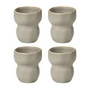 Broste Copenhagen - Limfjord Mug, 350 ml, light gray (set of 4)