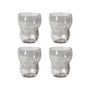 Broste Copenhagen - " Limfjord " drinking glass, 250 ml, light gray (set of 4)