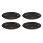 Broste Copenhagen - " Nordic Coal " dinner plates, Ø 26 cm (set of 4)
