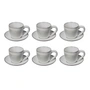 Broste Copenhagen - Nordic Sand Espresso cup with saucer, 5 cl (set of 6)