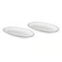 Broste Copenhagen - Nordic Sand Oval Serving Plate L, 30 x 17 cm (set of 2)