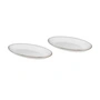 Broste Copenhagen - Nordic Sand Oval Serving Plate S, 22 x 13.6 cm (set of 2)