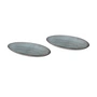 Broste Copenhagen - Nordic Sea Oval Serving Plate S, 22 x 13.6 cm (set of 2)