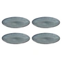 Broste Copenhagen - Nordic Sea Dinner Plate, Ø 31 x H 3.3 cm, soft blue (set of 4)