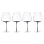Broste Copenhagen - Smoke Red Wine Glass 650 ml, Gray (Set of 4)
