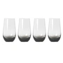 Broste Copenhagen - Smoke Drinking Glass, 550 ml, gray (set of 4)