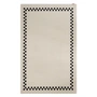Fatboy - Carpretty Outdoor rug, Grand, Check Border, 200 x 300 cm, anthracite / cream