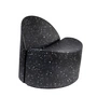Zuiver - Lounge chair Bloom, black-galaxy
