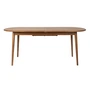 Zuiver - Twist Dining table 185 / 240 x 90 cm, walnut