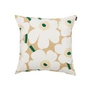 Marimekko - Pieni Unikko Cushion cover, 50 x 50 cm, sand, white, hay, emerald