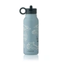 LIEWOOD - Falk Water Bottle, 350 ml, Race Cars / Beach Blue