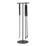 Blomus - Ashi 3-piece fireplace set, black