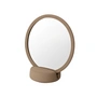 Blomus - Sono Table Mirror, Ø 17, tan