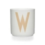 Design Letters - AJ Porcelain Mug W, beige/white